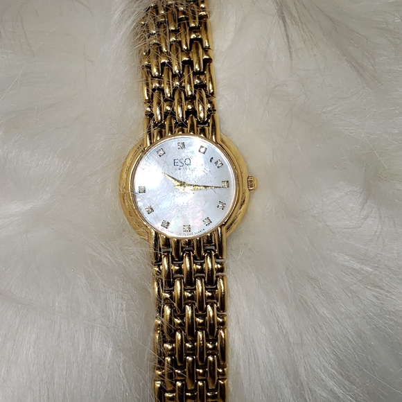 Diamond Swiss Quartz Movement Watch - Picture 1 of 9